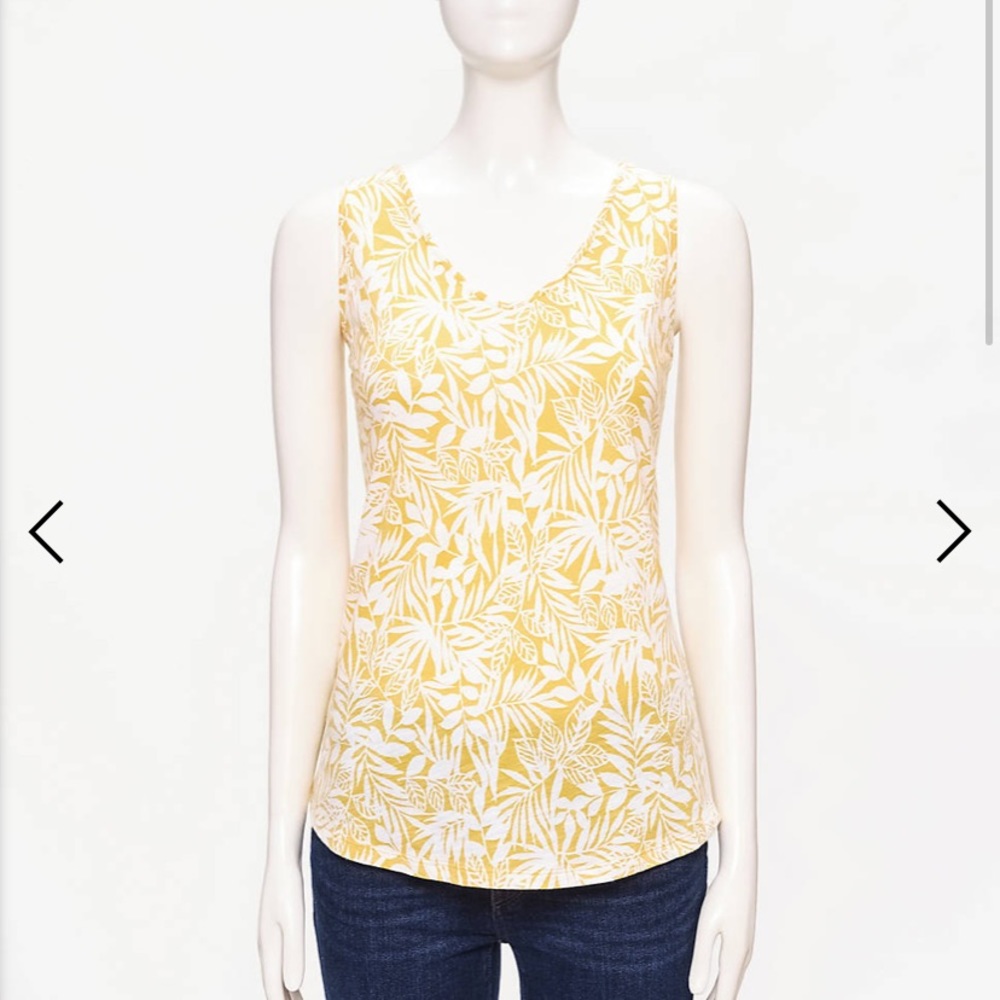 Loft floral strappy tank
